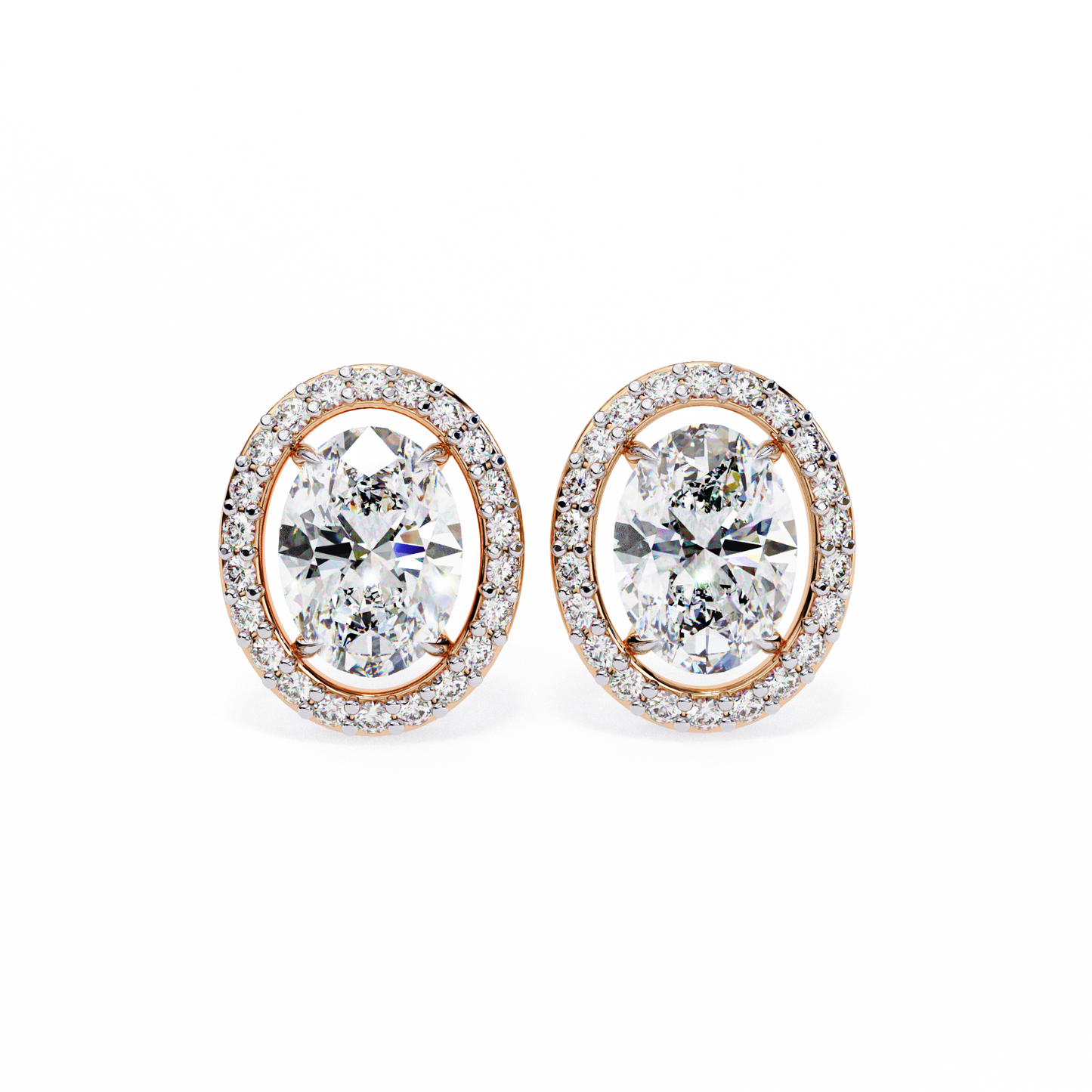 Ovalora Solitaire Studs