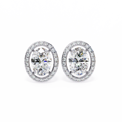 Ovalora Solitaire Studs