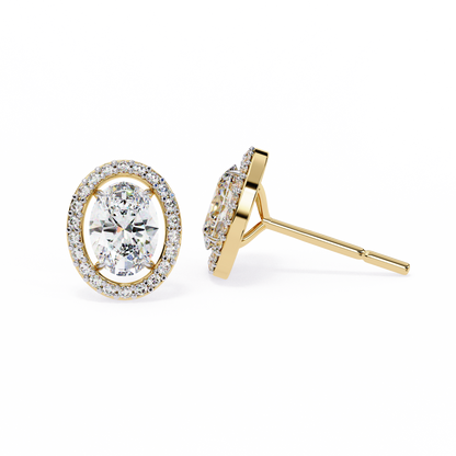 Ovalora Solitaire Studs