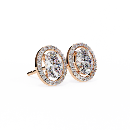 Ovalora Solitaire Studs
