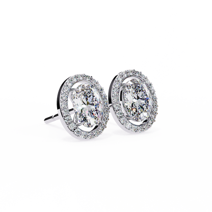 Ovalora Solitaire Studs