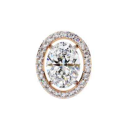 Ovalora Solitaire Studs