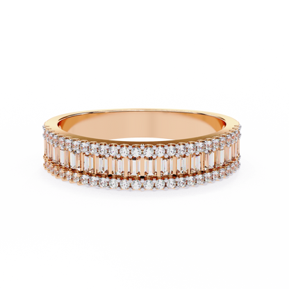 Dual Radiance Diamond Band