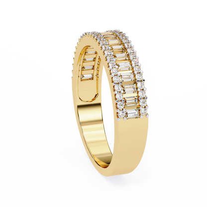 Dual Radiance Diamond Band