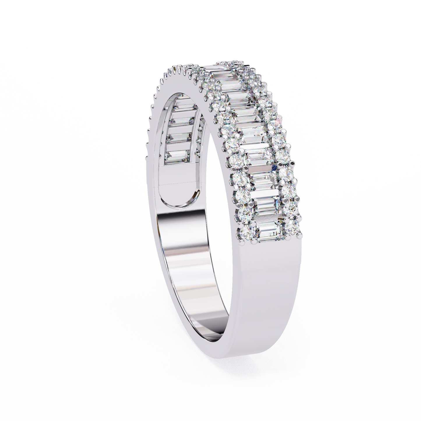 Dual Radiance Diamond Band