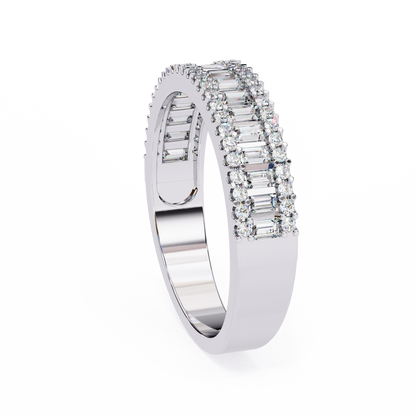 Dual Radiance Diamond Band