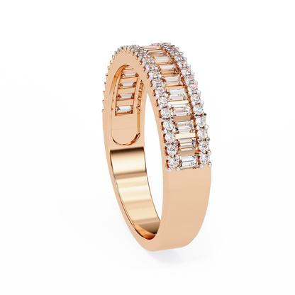 Dual Radiance Diamond Band