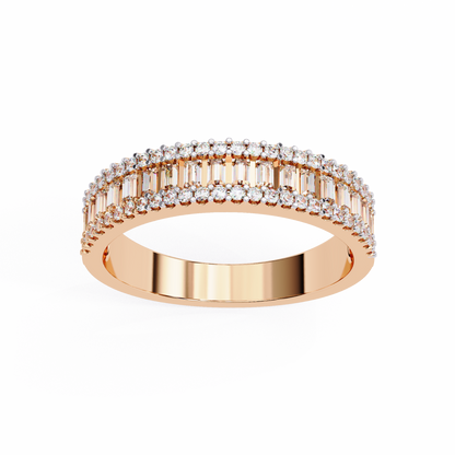 Dual Radiance Diamond Band