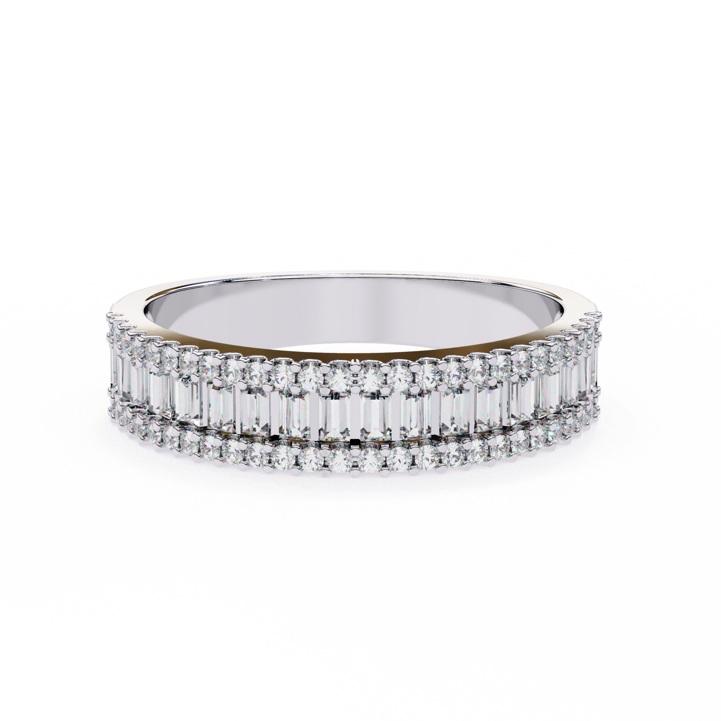 Dual Radiance Diamond Band