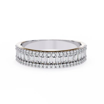 Dual Radiance Diamond Band