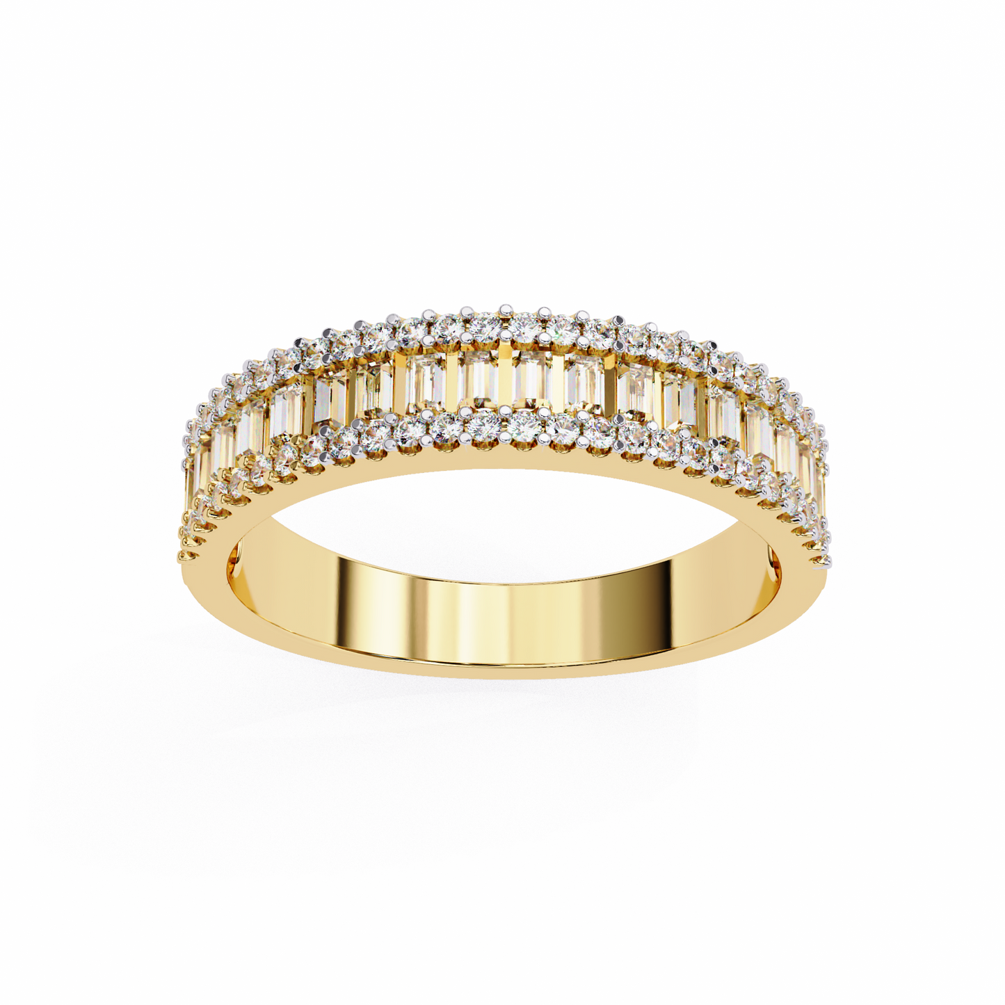 Dual Radiance Diamond Band