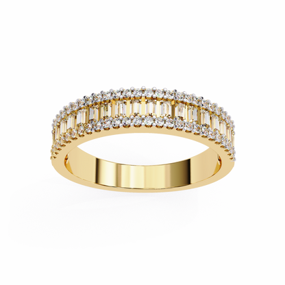 Dual Radiance Diamond Band