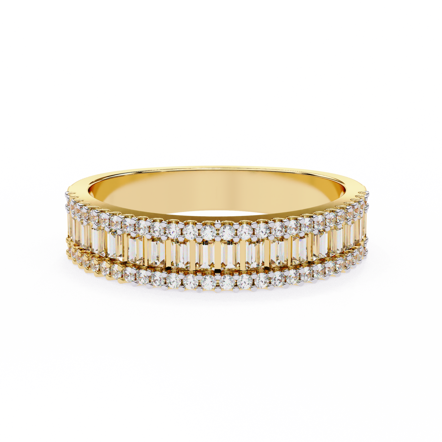 Dual Radiance Diamond Band