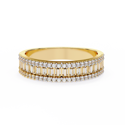 Dual Radiance Diamond Band