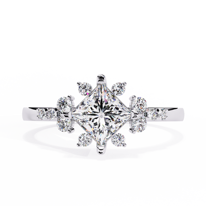Starlit Grace Solitaire Ring