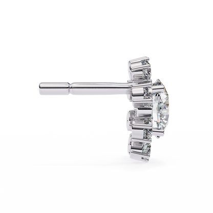 Lumio Halo Solitaire Studs