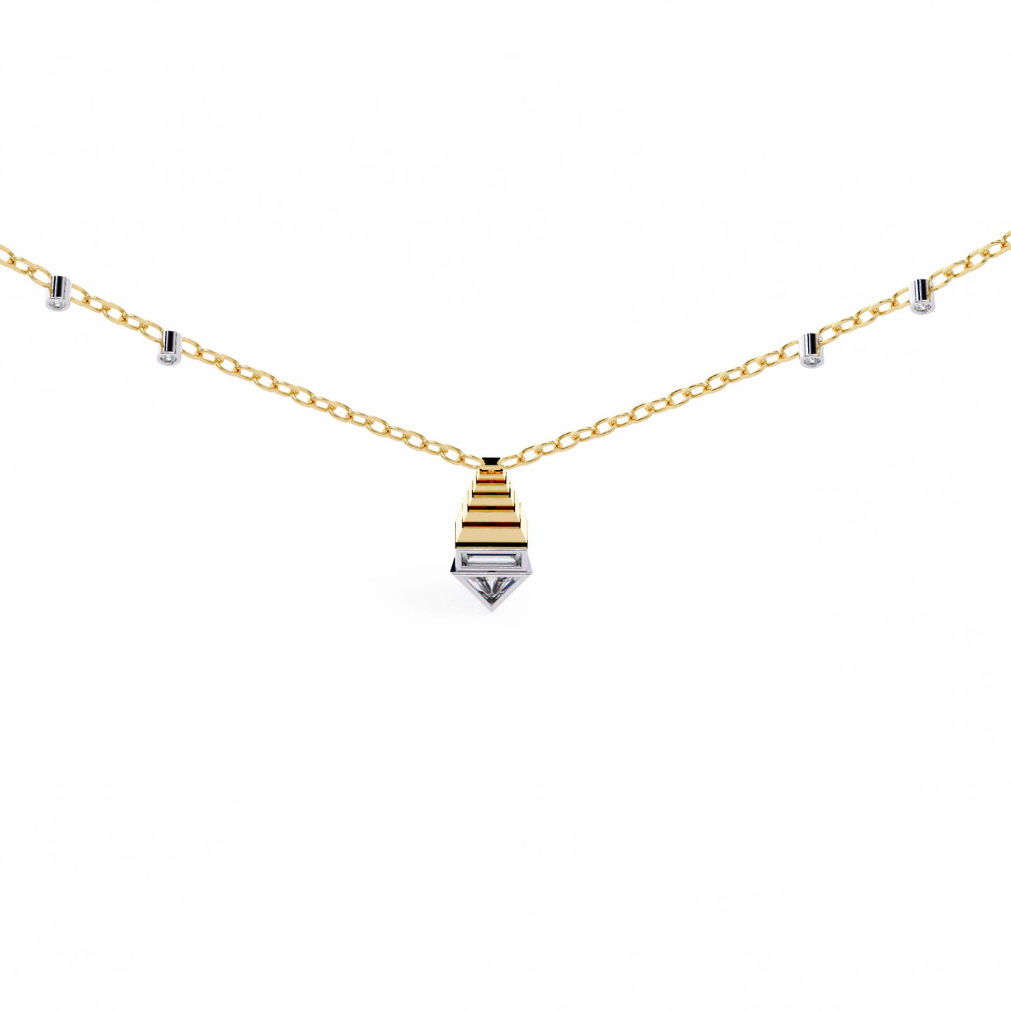 Vertara Diamond Pendant