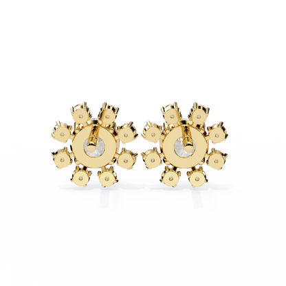 Lumio Halo Solitaire Studs
