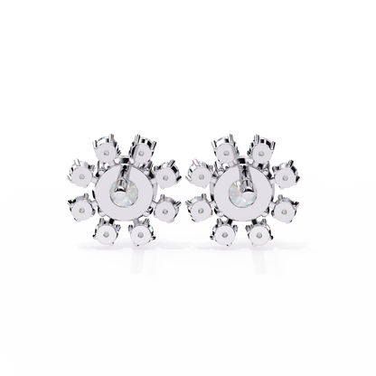Lumio Halo Solitaire Studs