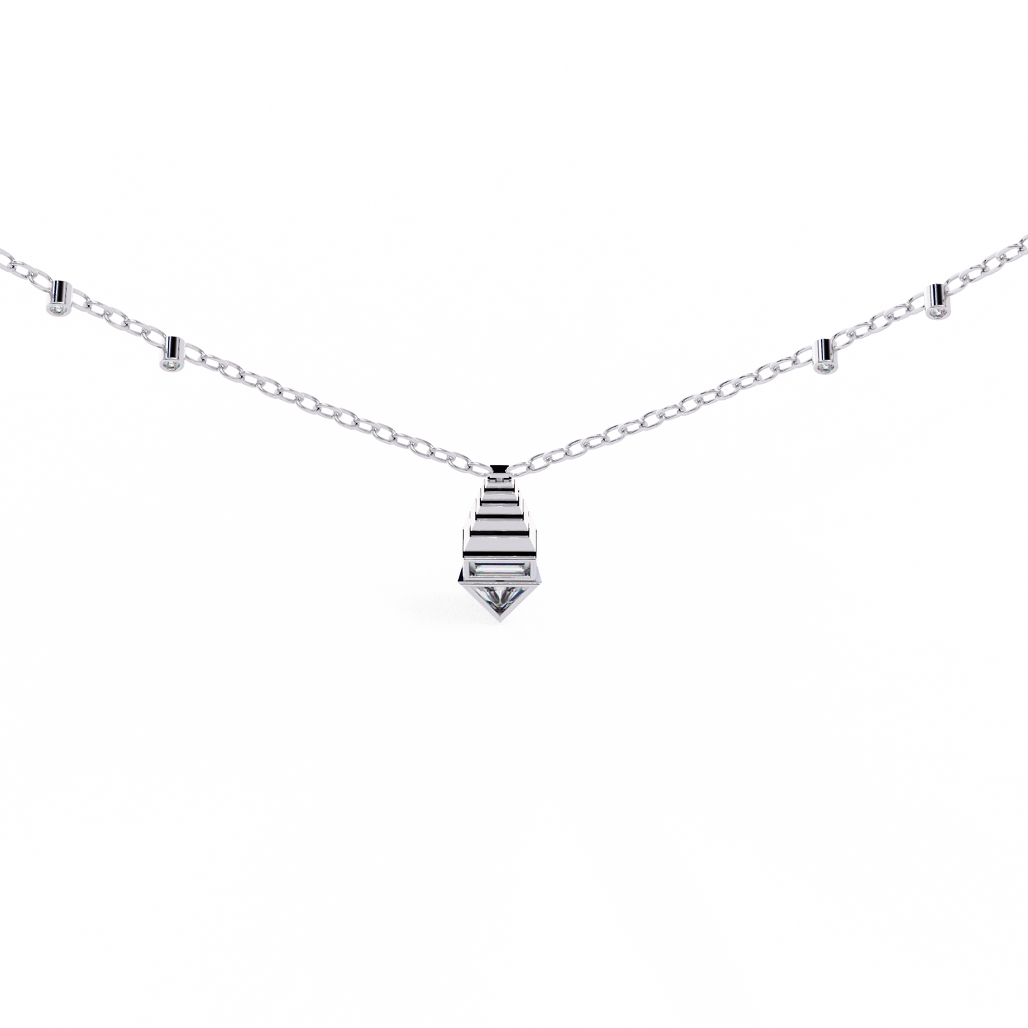 Vertara Diamond Pendant