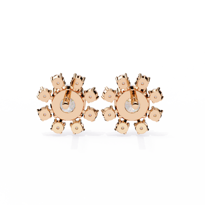 Lumio Halo Solitaire Studs
