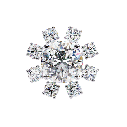 Lumio Halo Solitaire Studs