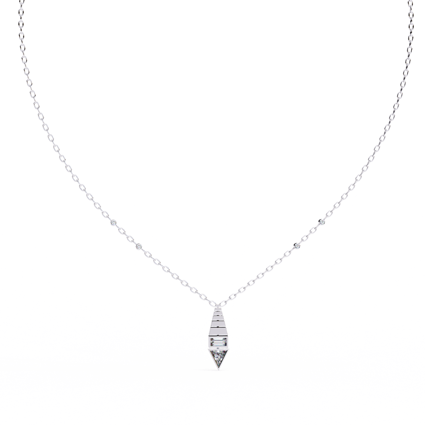 Vertara Diamond Pendant