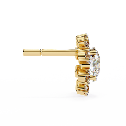 Lumio Halo Solitaire Studs