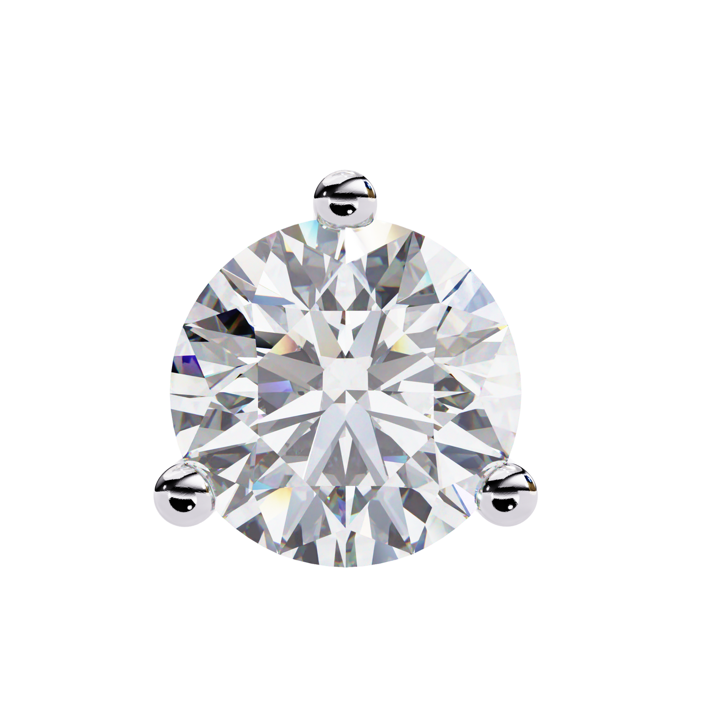 Trinity Glow Solitaire Studs