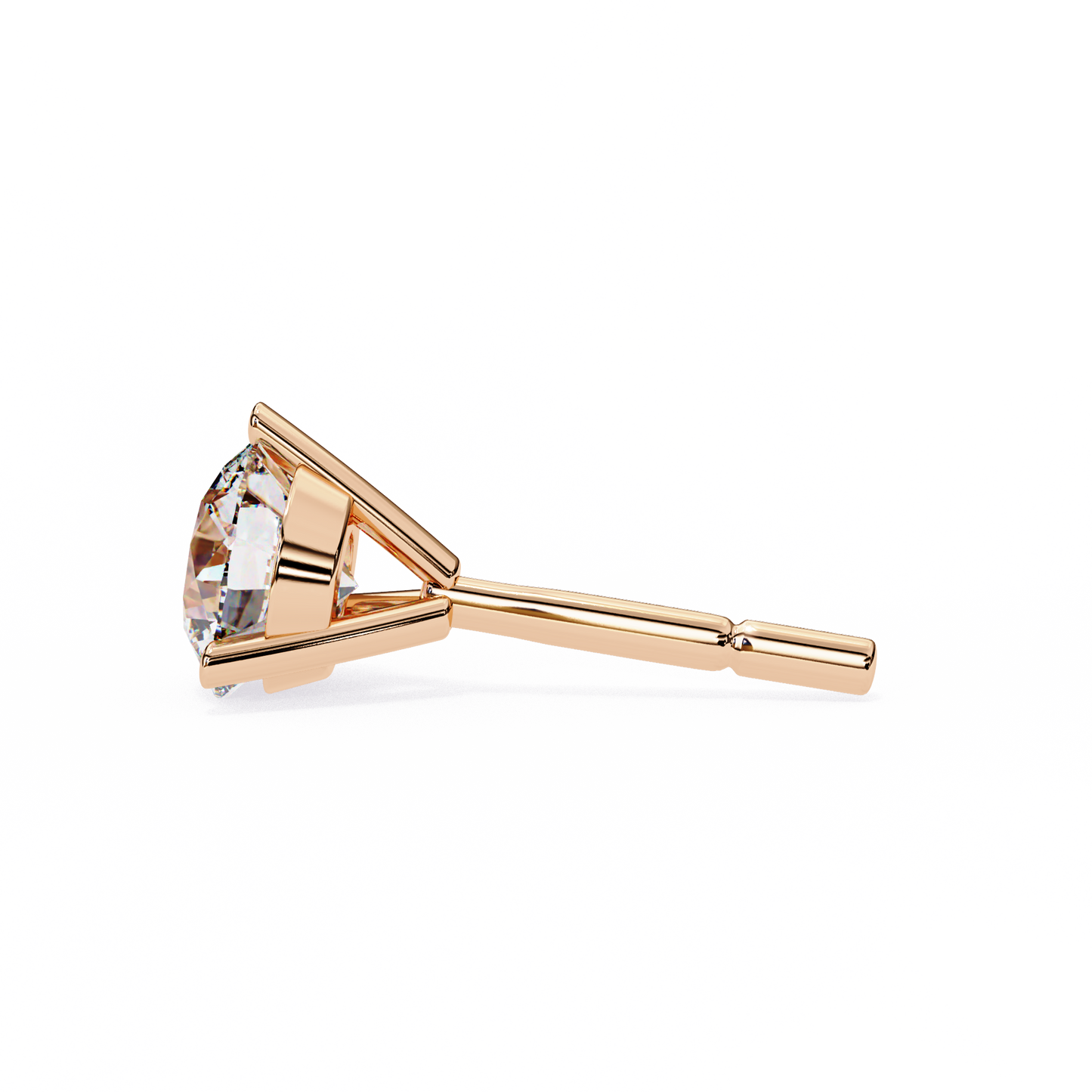 Trinity Glow Solitaire Studs