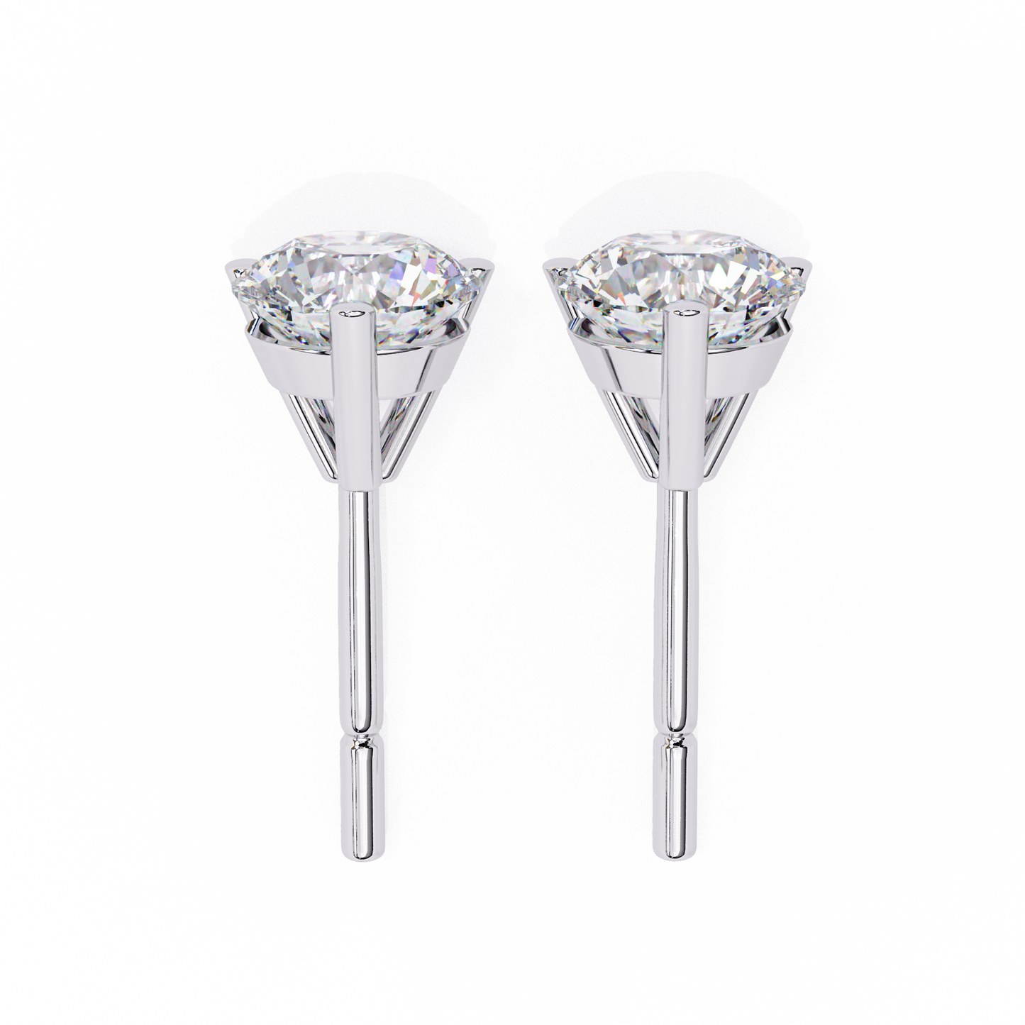Trinity Glow Solitaire Studs