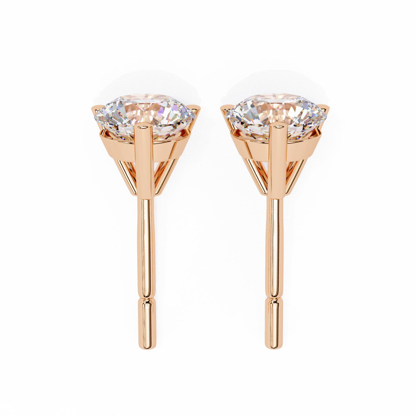 Trinity Glow Solitaire Studs