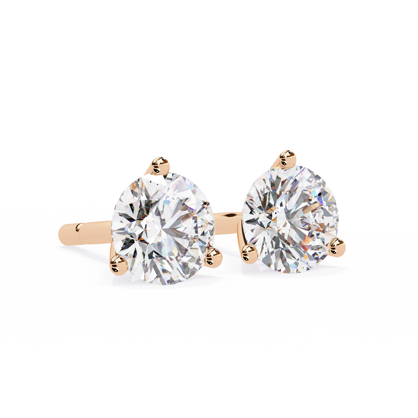 Trinity Glow Solitaire Studs