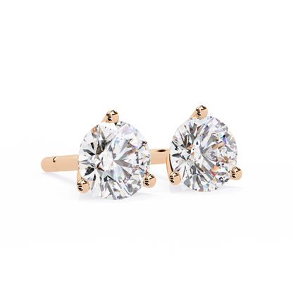 Trinity Glow Solitaire Studs