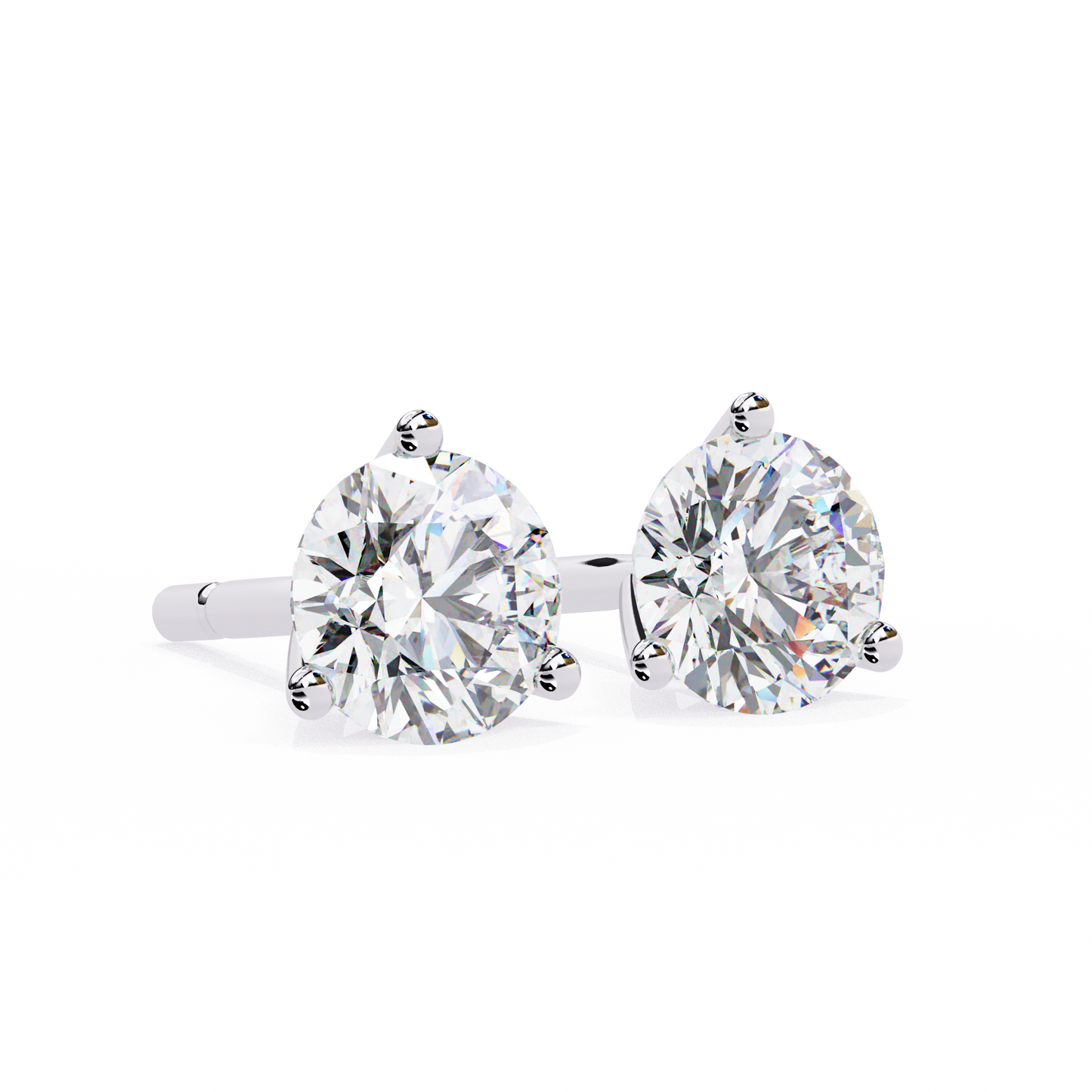 Trinity Glow Solitaire Studs