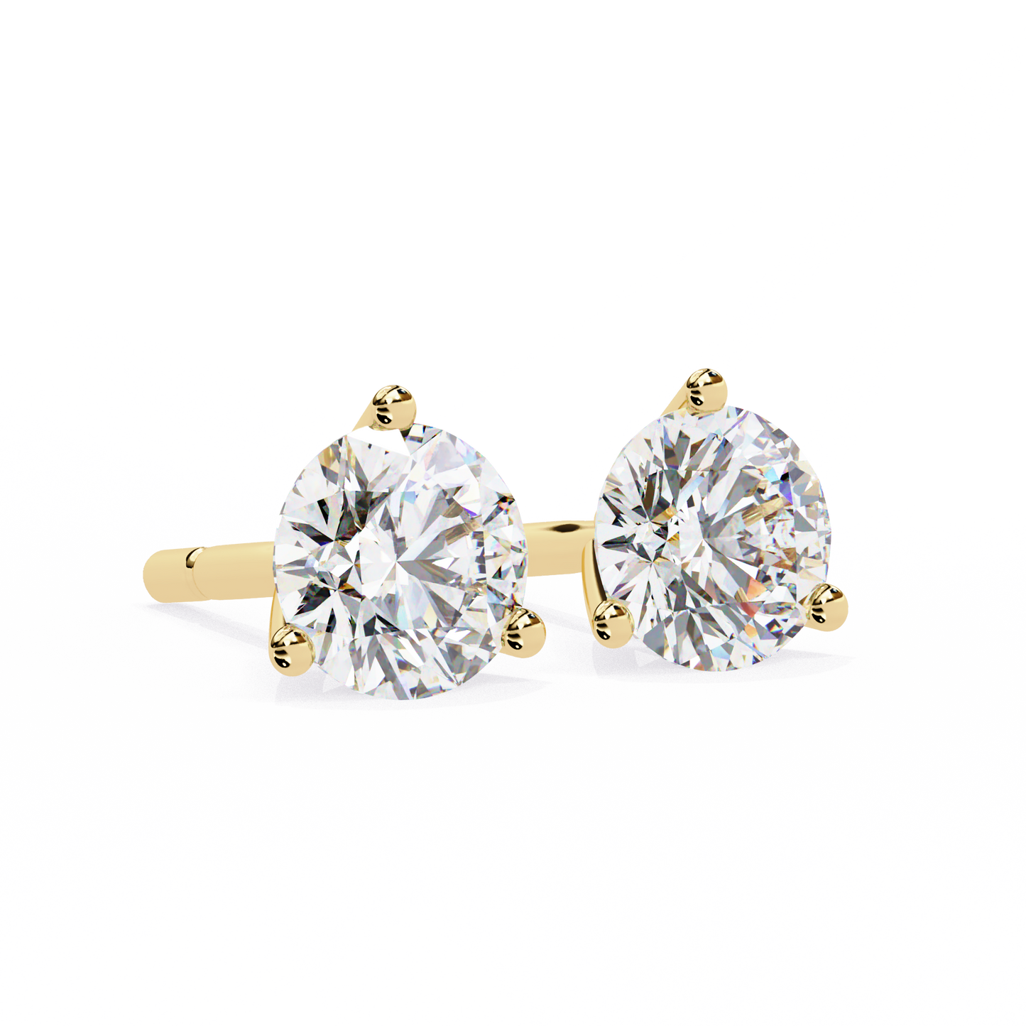 Trinity Glow Solitaire Studs