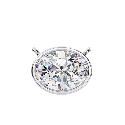 Aura Bazel Solitaire Pendant