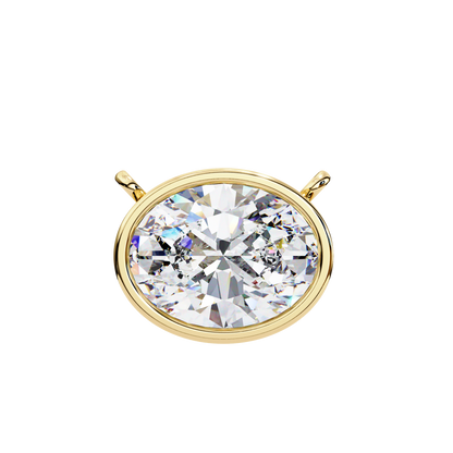 Aura Bazel Solitaire Pendant