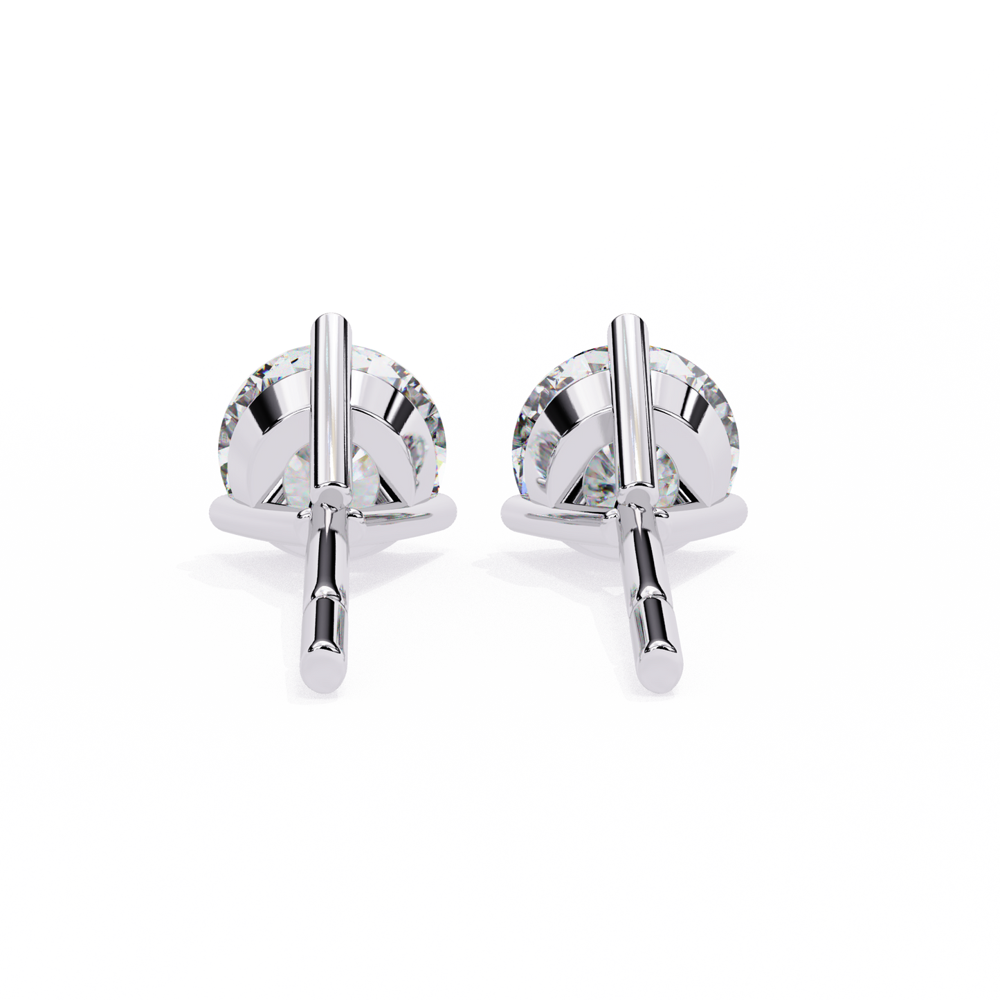Trinity Glow Solitaire Studs
