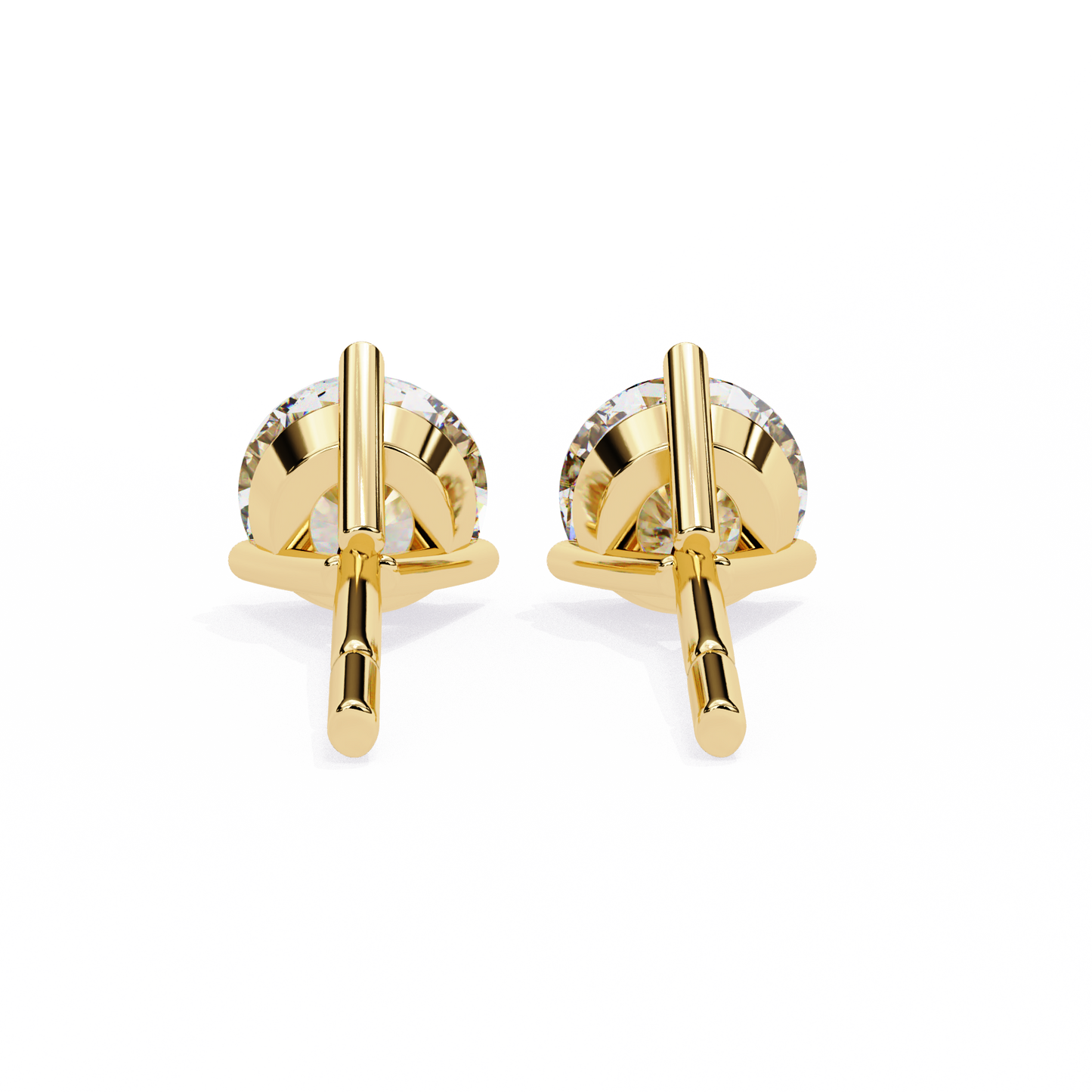 Trinity Glow Solitaire Studs