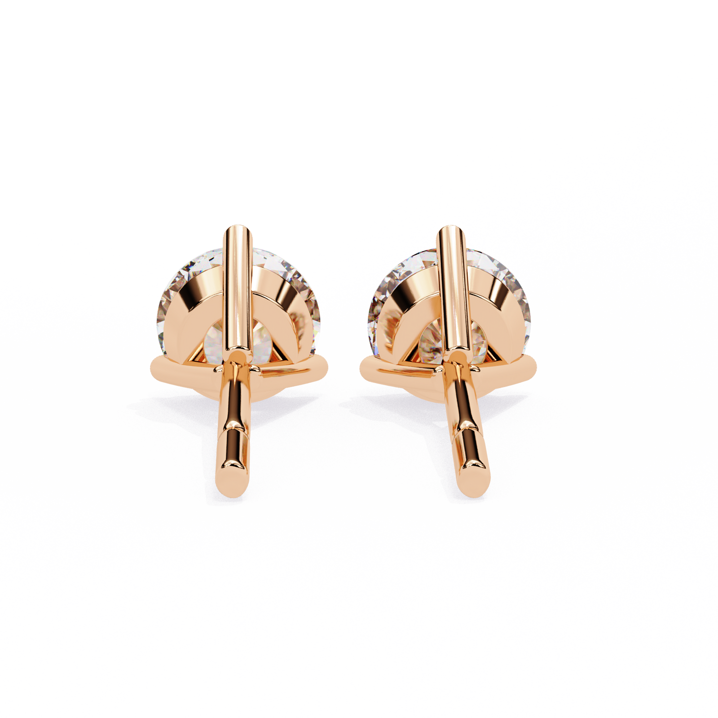 Trinity Glow Solitaire Studs