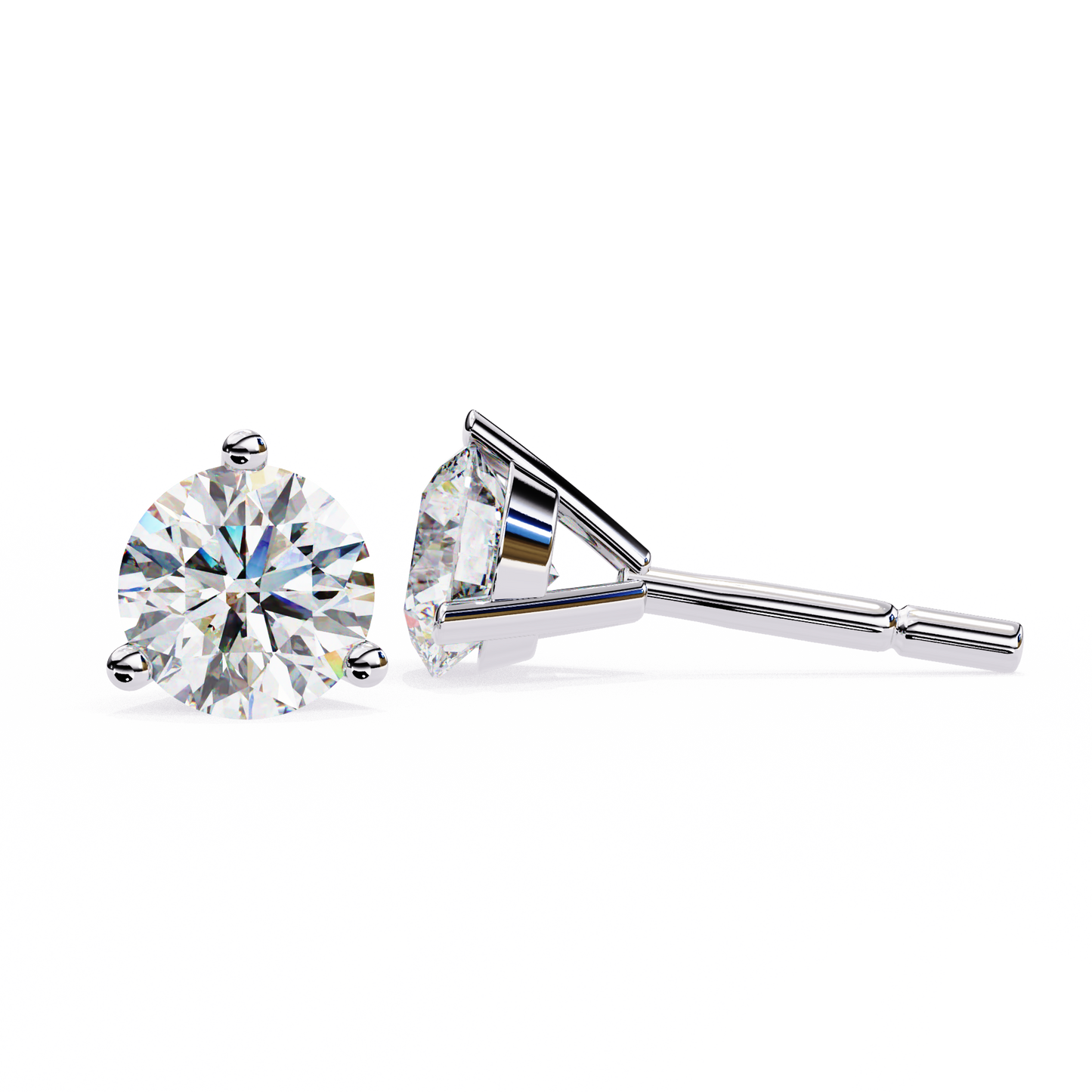 Trinity Glow Solitaire Studs