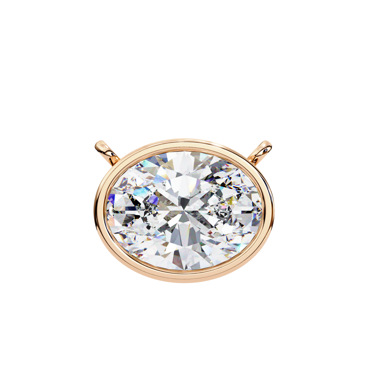 Aura Bazel Solitaire Pendant