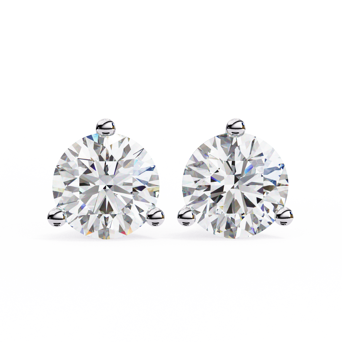 Trinity Glow Solitaire Studs