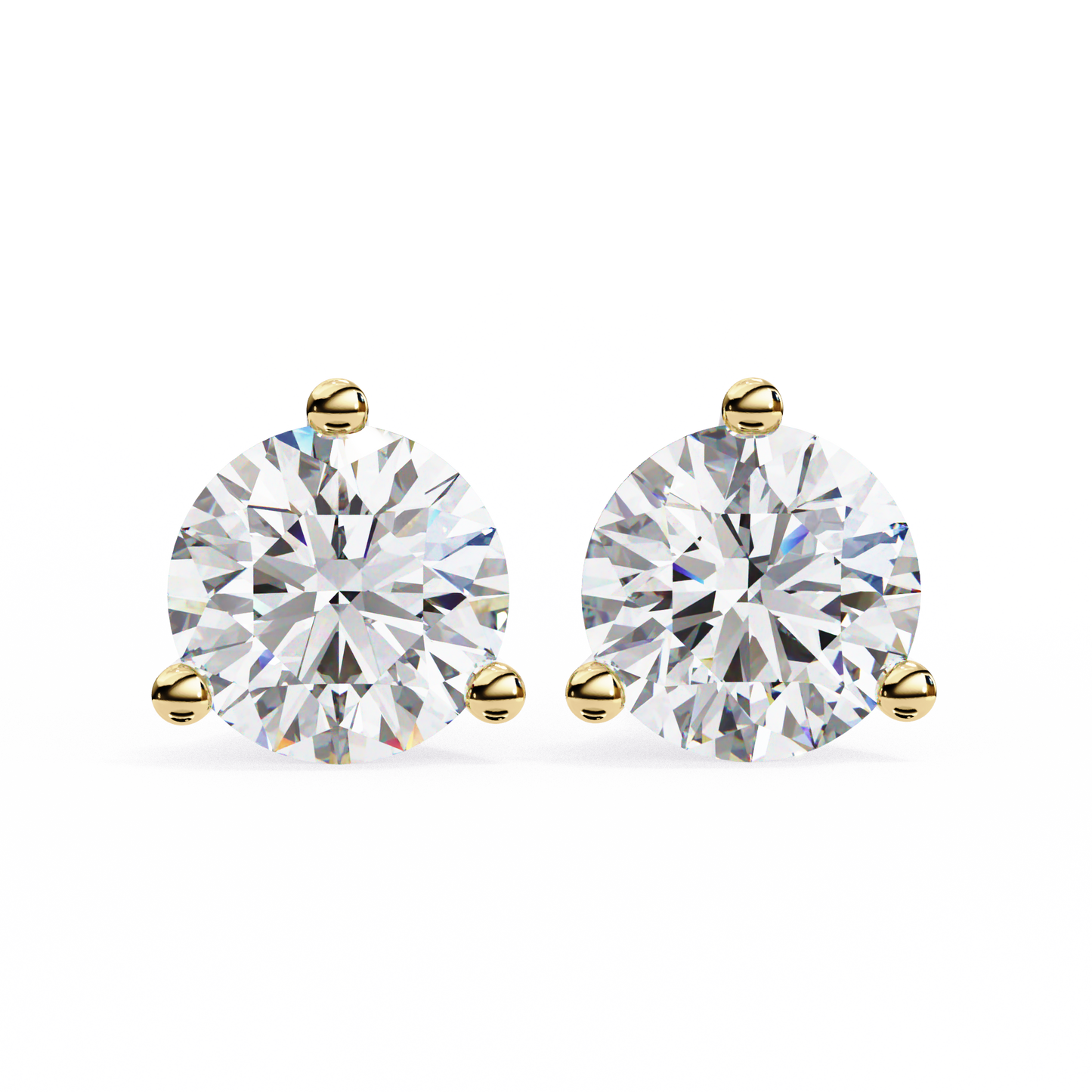 Trinity Glow Solitaire Studs