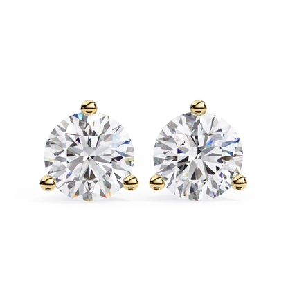 Trinity Glow Solitaire Studs