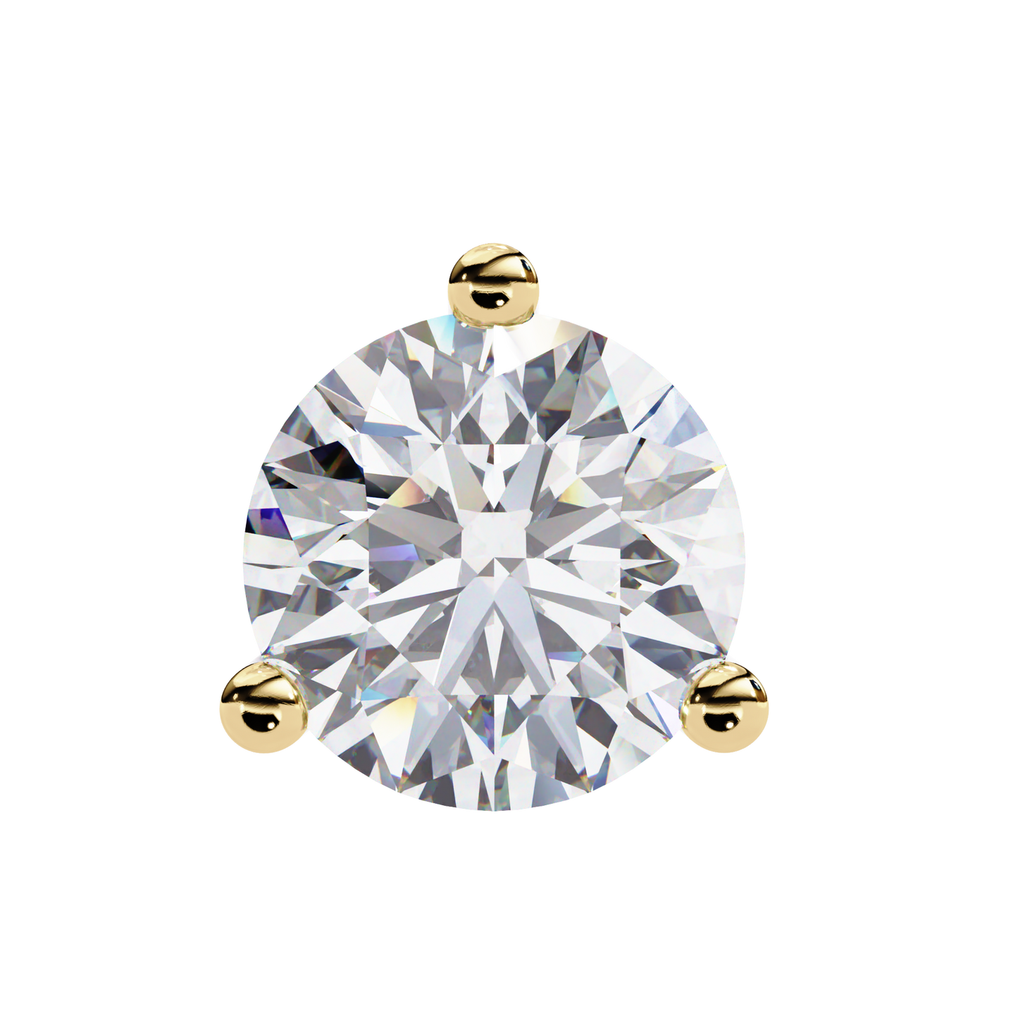 Trinity Glow Solitaire Studs