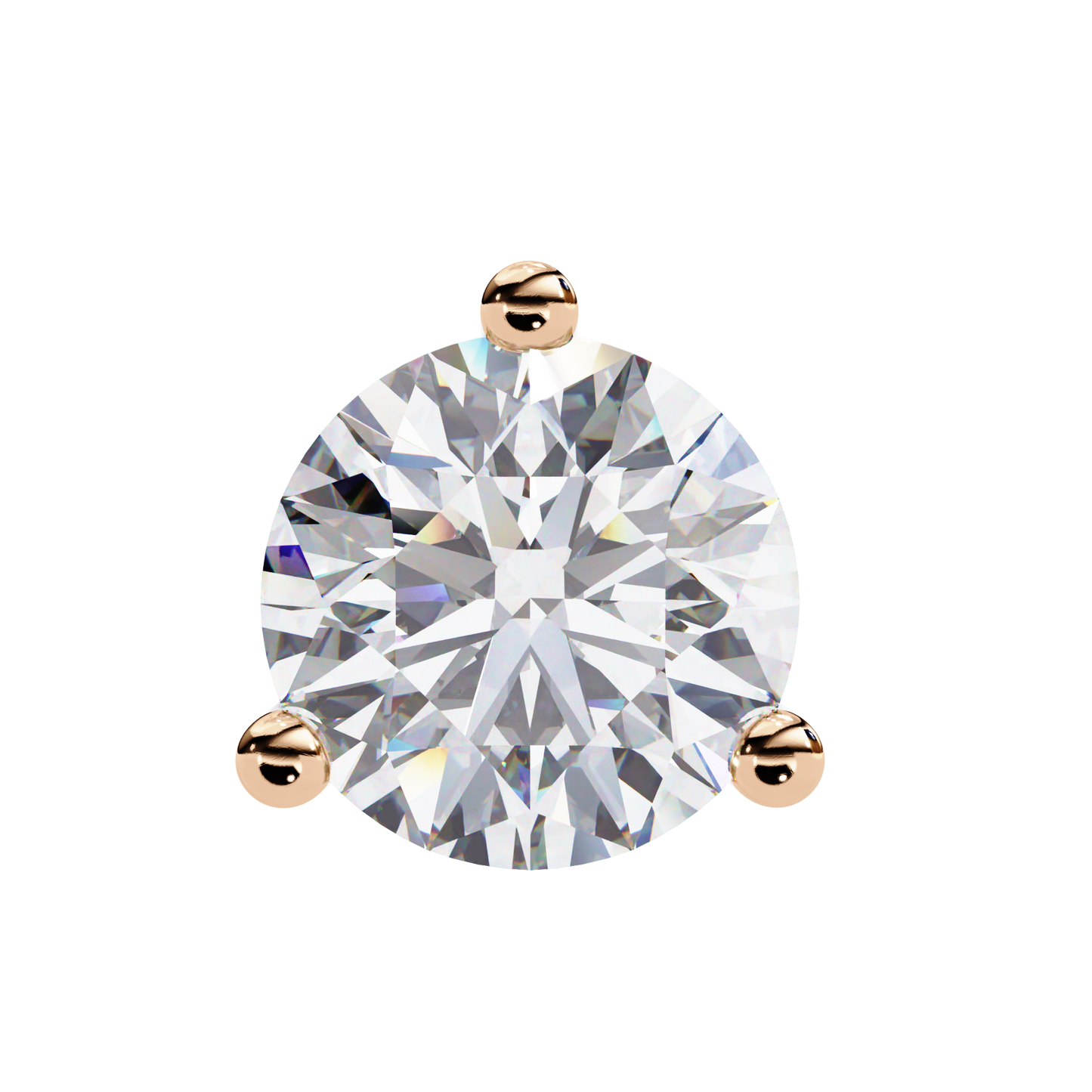 Trinity Glow Solitaire Studs