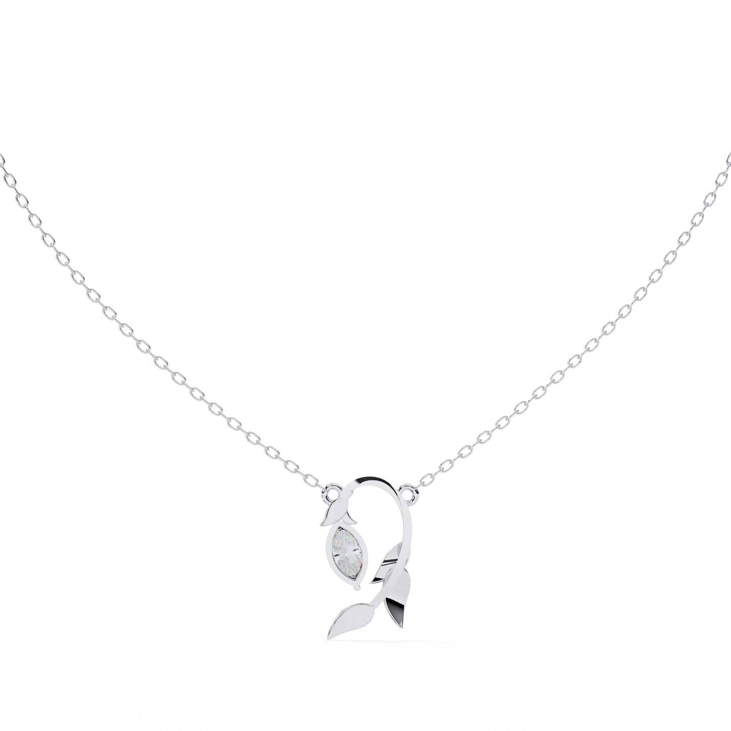 Florquise Diamond Pendant