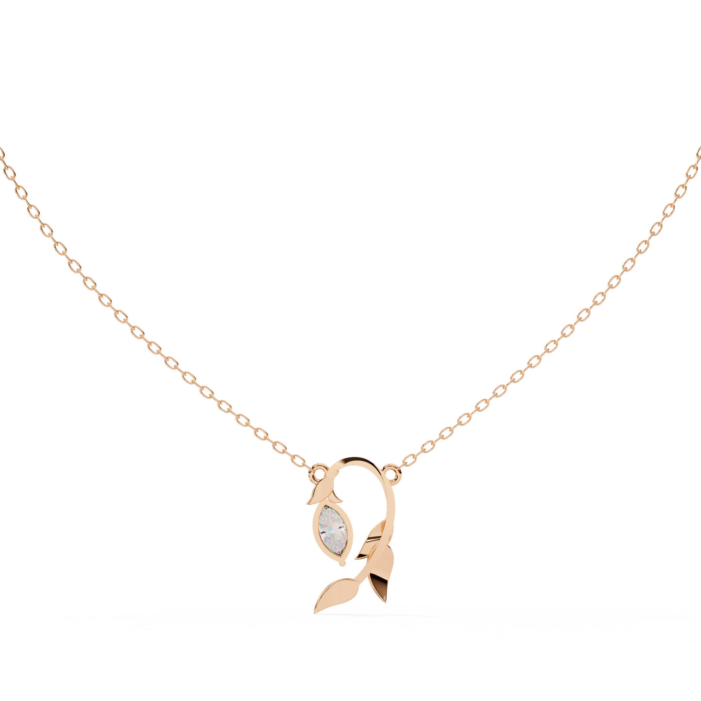 Florquise Diamond Pendant